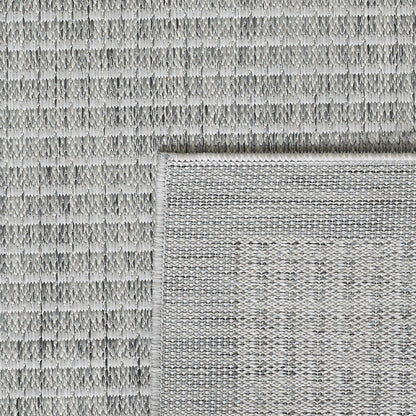 Outdoorteppiche, Unicolor, Farbe Grau, Teppich für Terasse-Balkon-Küche, Rücken aus Polypropylen