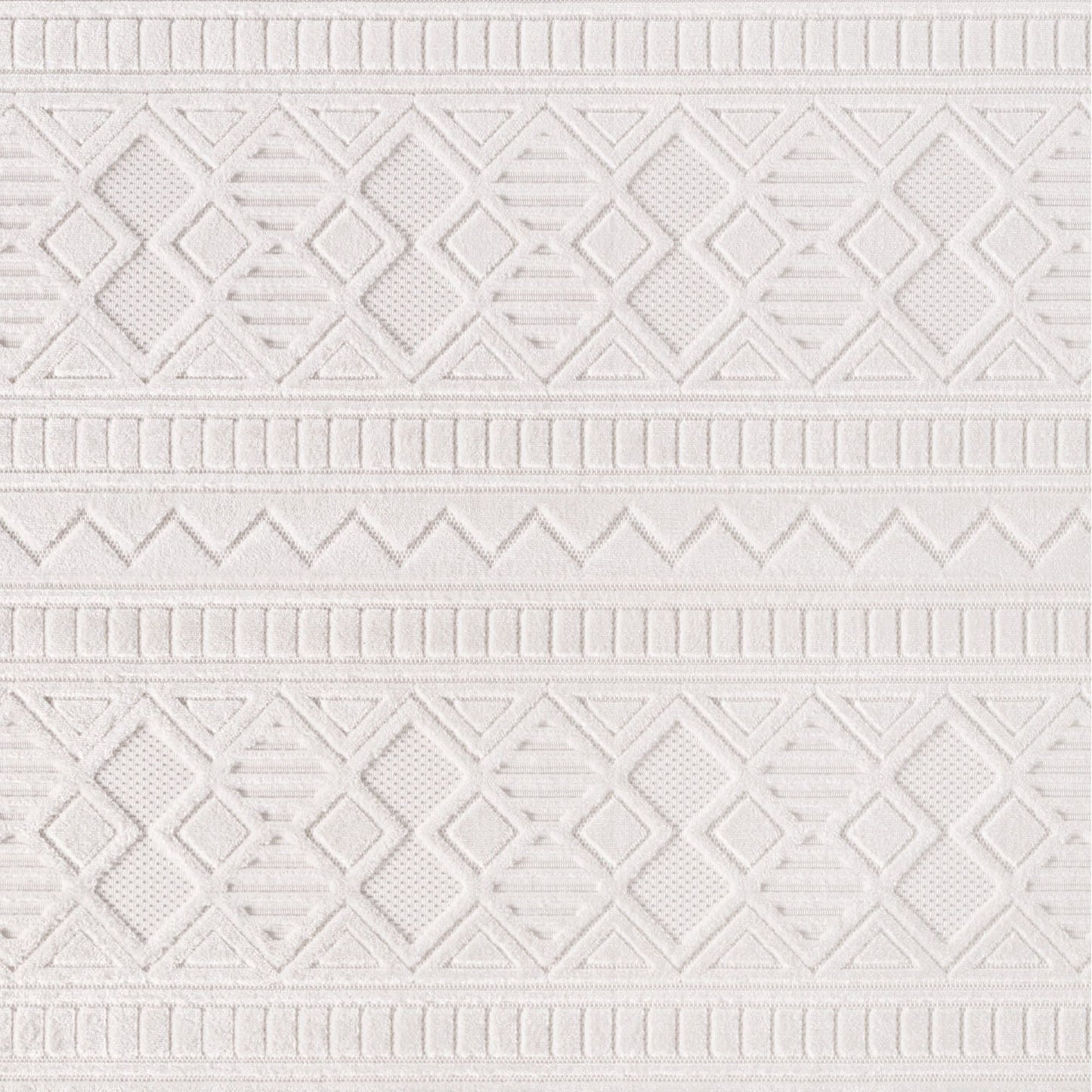 Kurzflor Teppich,3D Design,Farbe Creme,Teppich für Wohnzimmer,Rücken aus fibrilliertes Garn