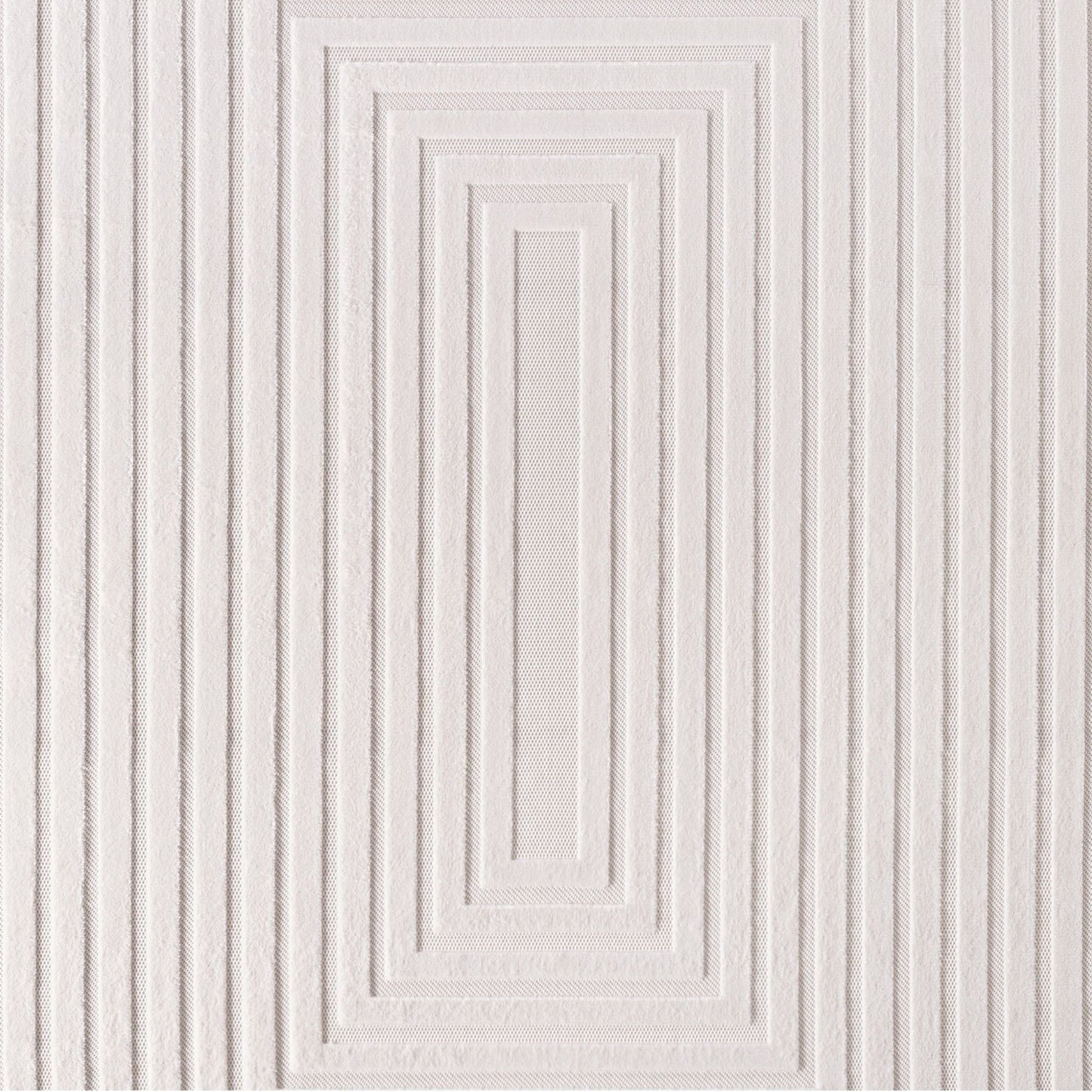 Kurzflor Teppich,3D Design,Farbe Creme,Teppich für Wohnzimmer,Rücken aus fibrilliertes Garn