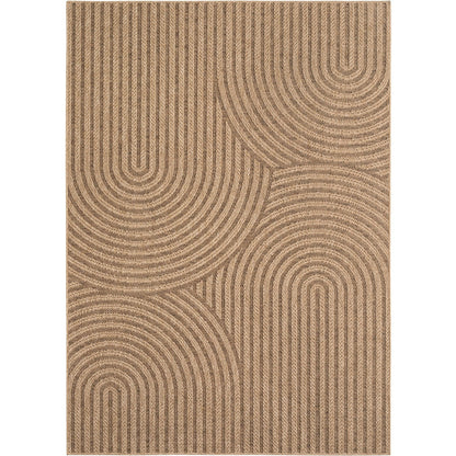 In- & Outdoorteppiche – robust, wetterfest & pflegeleicht im natürlichen Jute-Look, ideal für Wohnzimmer, Küche, Terrasse, Garten und Balkon, 8x25 cm