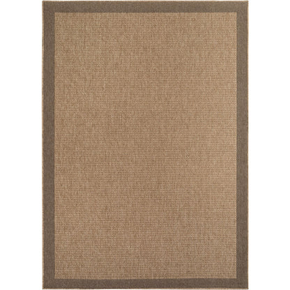 In- & Outdoorteppiche – robust, wetterfest & pflegeleicht im natürlichen Jute-Look, ideal für Wohnzimmer, Küche, Terrasse, Garten und Balkon, 8x25 cm