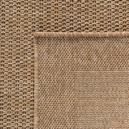 In- & Outdoorteppiche – robust, wetterfest & pflegeleicht im natürlichen Jute-Look, ideal für Wohnzimmer, Küche, Terrasse, Garten und Balkon, 8x25 cm