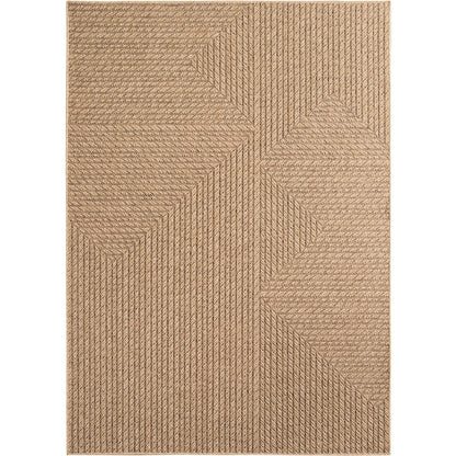 In- & Outdoorteppiche – robust, wetterfest & pflegeleicht im natürlichen Jute-Look, ideal für Wohnzimmer, Küche, Terrasse, Garten und Balkon, 8x25 cm