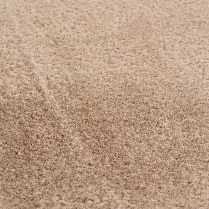 Läufer Teppich Beige 6x1 cm – Waschbarer Kurzflorteppicheteppiche, rutschfest & weich, modernes einfarbiges Design für Schlafzimmer, Küche & Flur