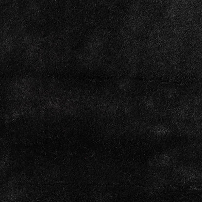 Läufer Teppich Schwarz 6x1 cm – Waschbarer Kurzflorteppicheteppiche, rutschfest & weich, modernes einfarbiges Design für Schlafzimmer, Küche & Flur