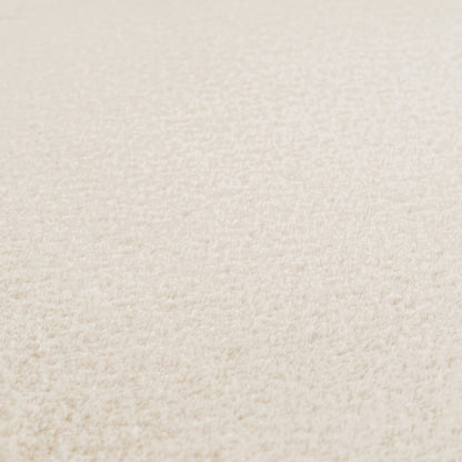 Läufer Teppich Creme 6x1 cm – Waschbarer Kurzflorteppicheteppiche, rutschfest & weich, modernes einfarbiges Design für Schlafzimmer, Küche & Flur