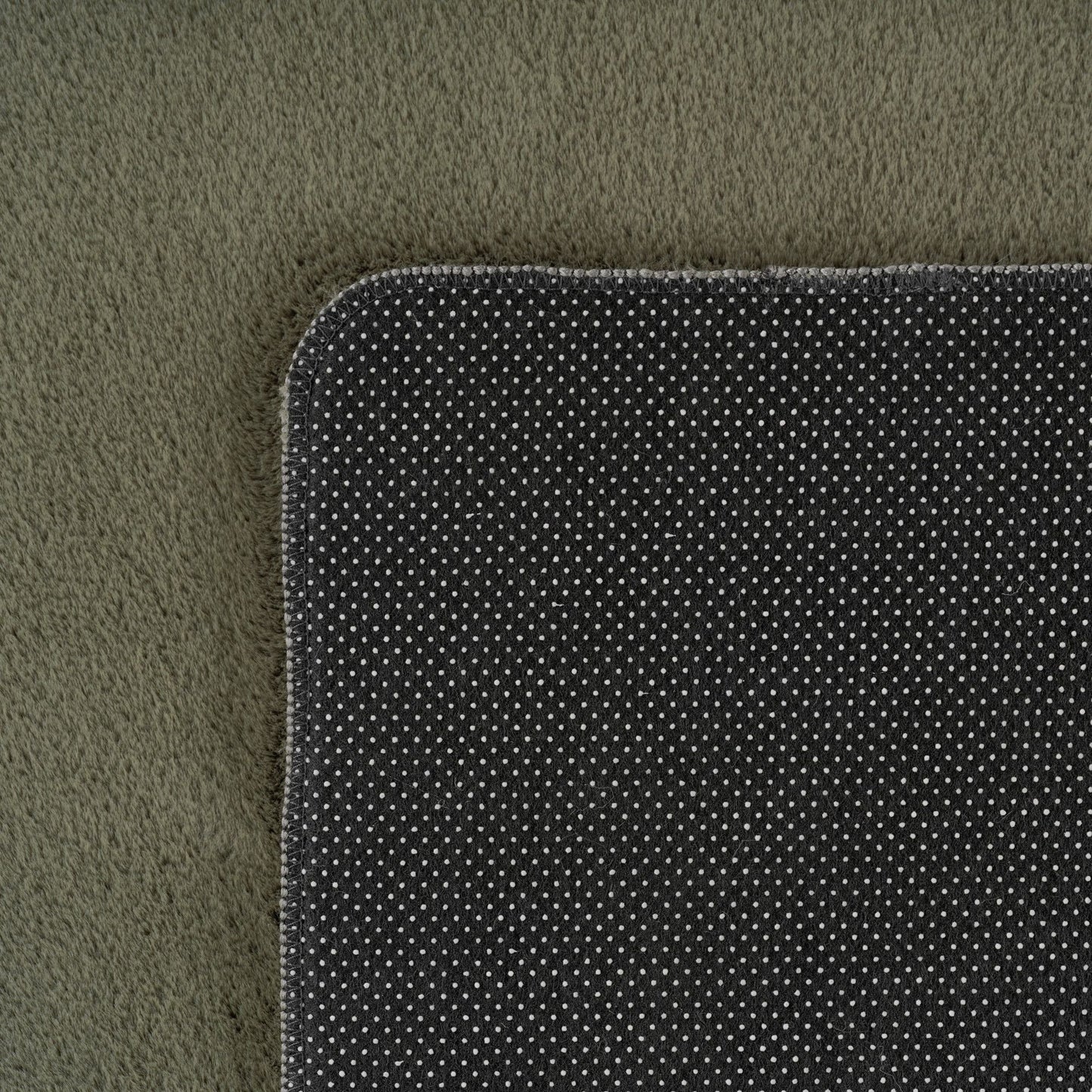 Läufer Teppich Grün 6x1 cm – Waschbarer Kurzflorteppicheteppiche, rutschfest & weich, modernes einfarbiges Design für Schlafzimmer, Küche & Flur