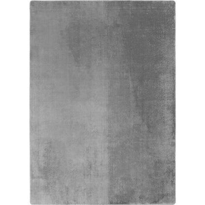 Läufer Teppich Silber 6x1 cm – Waschbarer Kurzflorteppicheteppiche, rutschfest & weich, modernes einfarbiges Design für Schlafzimmer, Küche & Flur