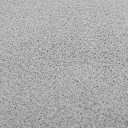 Läufer Teppich Silber 6x1 cm – Waschbarer Kurzflorteppicheteppiche, rutschfest & weich, modernes einfarbiges Design für Schlafzimmer, Küche & Flur