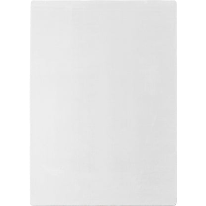 Läufer Teppich Weiss 6x1 cm – Waschbarer Kurzflorteppicheteppiche, rutschfest & weich, modernes einfarbiges Design für Schlafzimmer, Küche & Flur