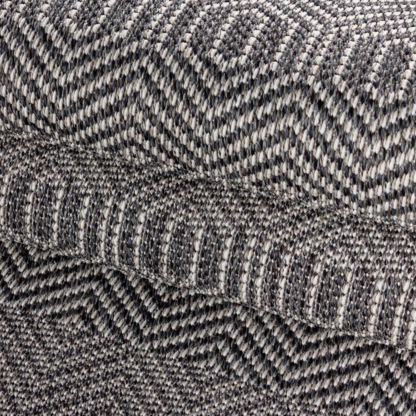 Outdoorteppiche, Boho-Design, Farbe Grau, Teppich für Terasse-Balkon-Küche, Rücken aus Polypropylen