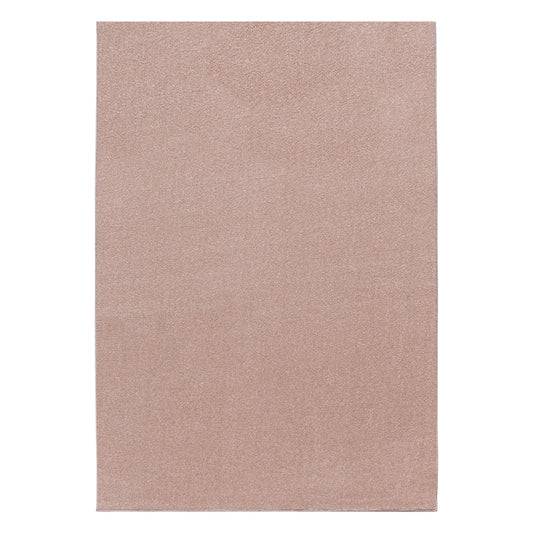 Kurzflorteppiche, Unicolor - Einfarbig, Farbe Rosa, Teppich für Wohnzimmer, Rücken aus Filz