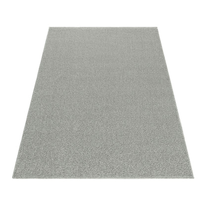 Kurzflorteppiche, Unicolor - Einfarbig, Farbe Creme, Teppich für Wohnzimmer, Rücken aus Filz