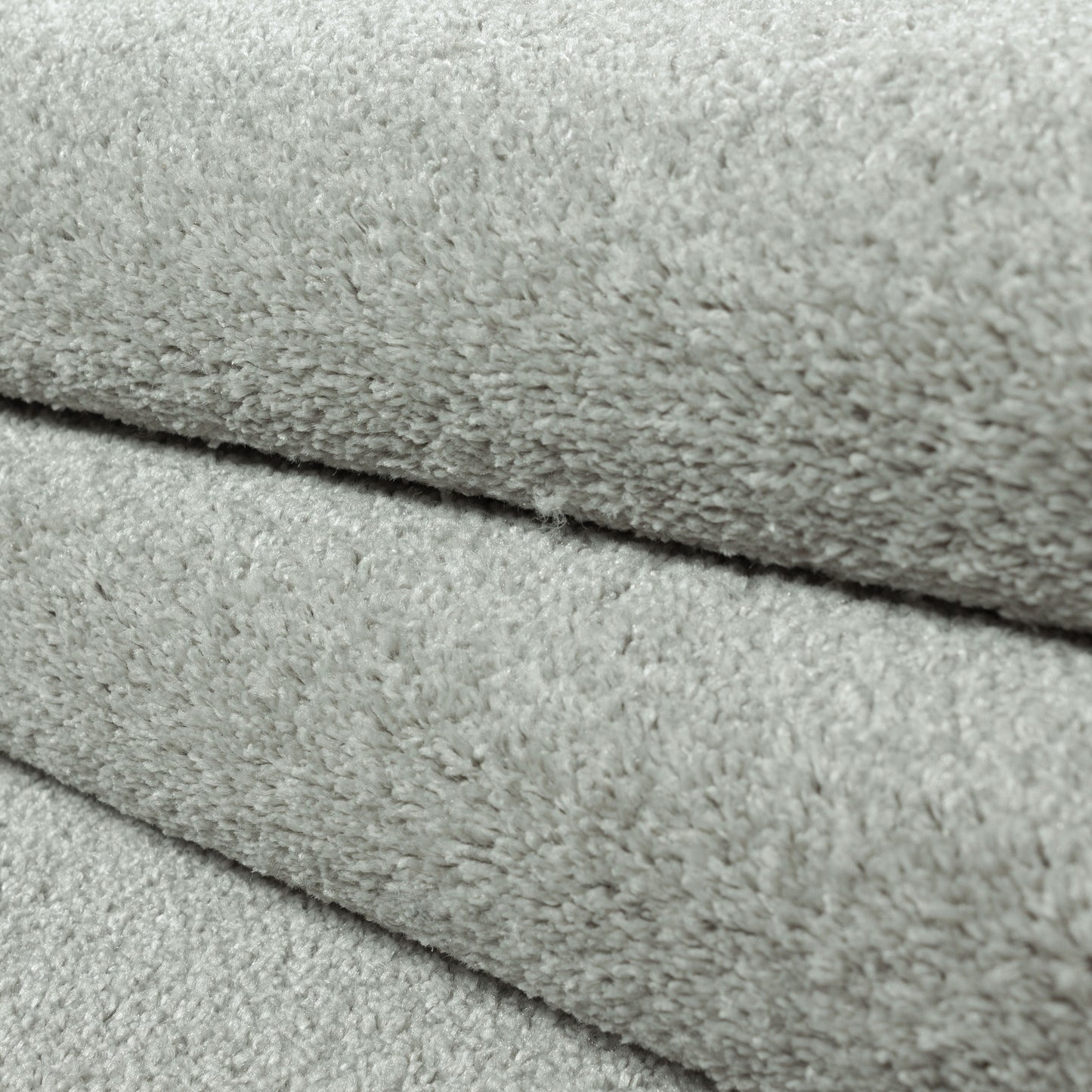 Kurzflorteppiche, Unicolor - Einfarbig, Farbe Creme, Teppich für Wohnzimmer, Rücken aus Filz