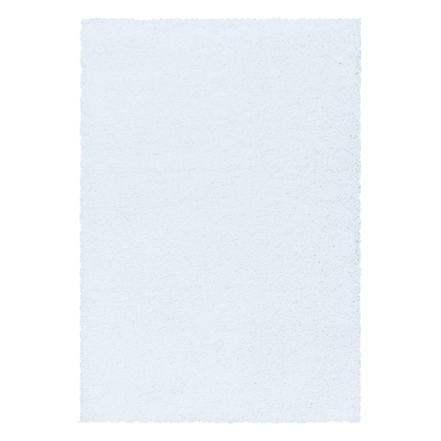 Hochflorteppiche, Unicolor - Einfarbig, Farbe Weiß, Teppich für Wohnzimmer, Rücken aus Jute