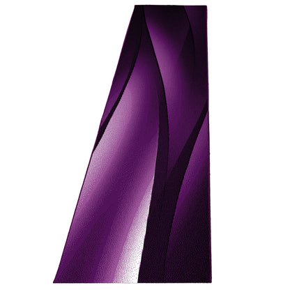 Kurzflorteppiche, Ombre Design, Farbe Violett, Teppich für Wohnzimmer, Rücken aus Jute