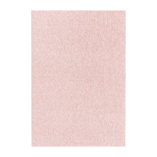 Kurzflorteppiche, Unicolor - Einfarbig, Farbe Rosa, Teppich für Wohnzimmer, Rücken aus Filz