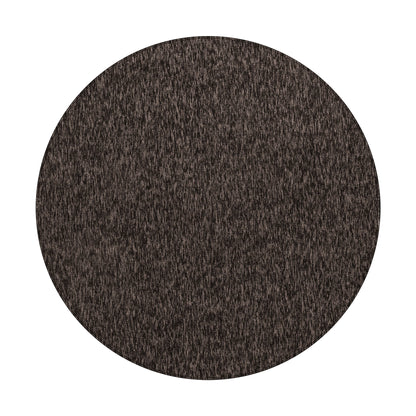 Kurzflorteppiche, Unicolor - Einfarbig, Farbe Braun, Teppich für Wohnzimmer, Rücken aus Filz