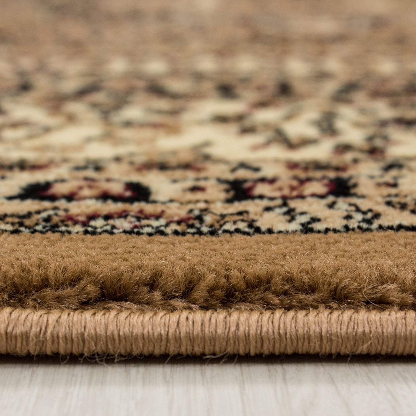 Klassische & Orientteppiche, Orientalisch Design, Farbe Beige, Teppich für Wohnzimmer, Rücken aus Jute
