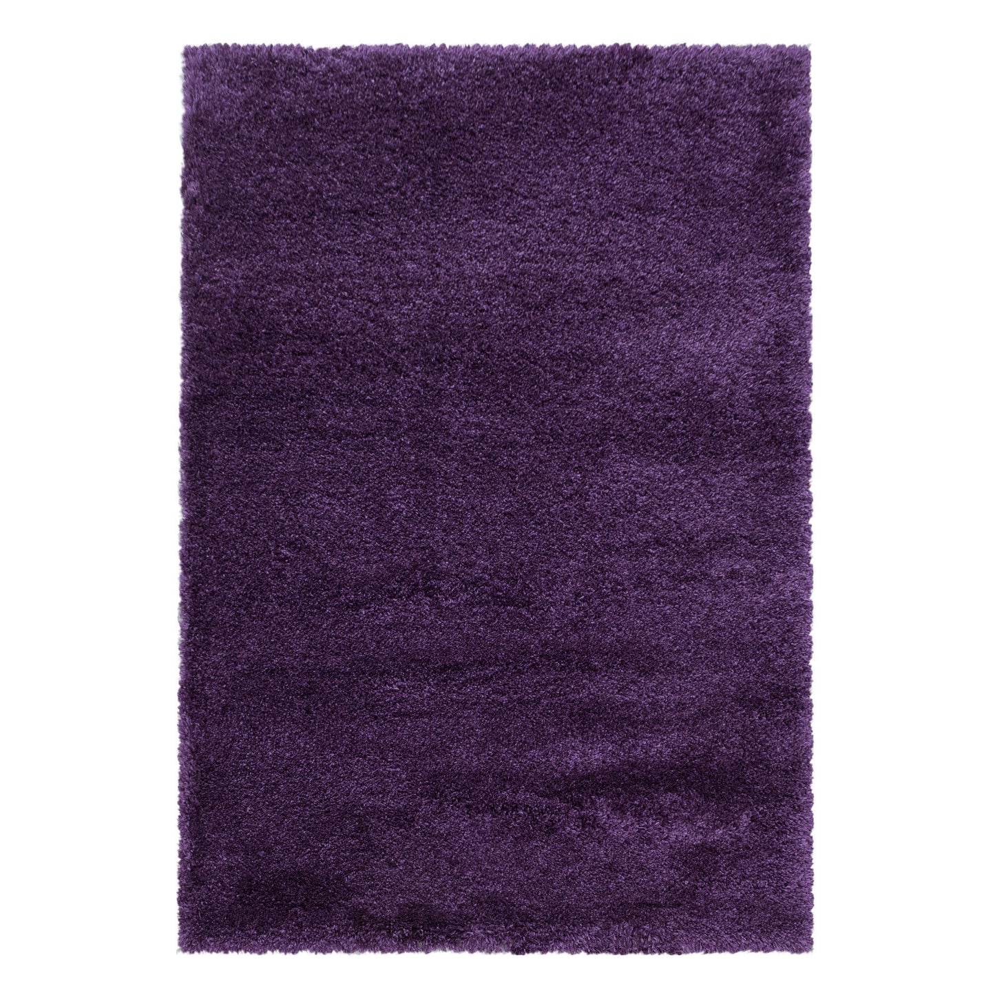 Hochflorteppiche, Unicolor - Einfarbig, Farbe Violett, Teppich für Wohnzimmer, Rücken aus Jute