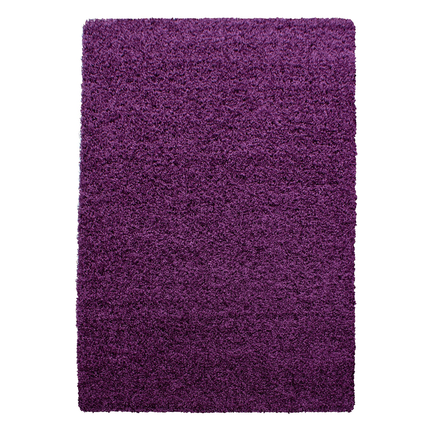 Hochflorteppiche, Unicolor - Einfarbig, Farbe Violett, Teppich für Wohnzimmer, Rücken aus Jute