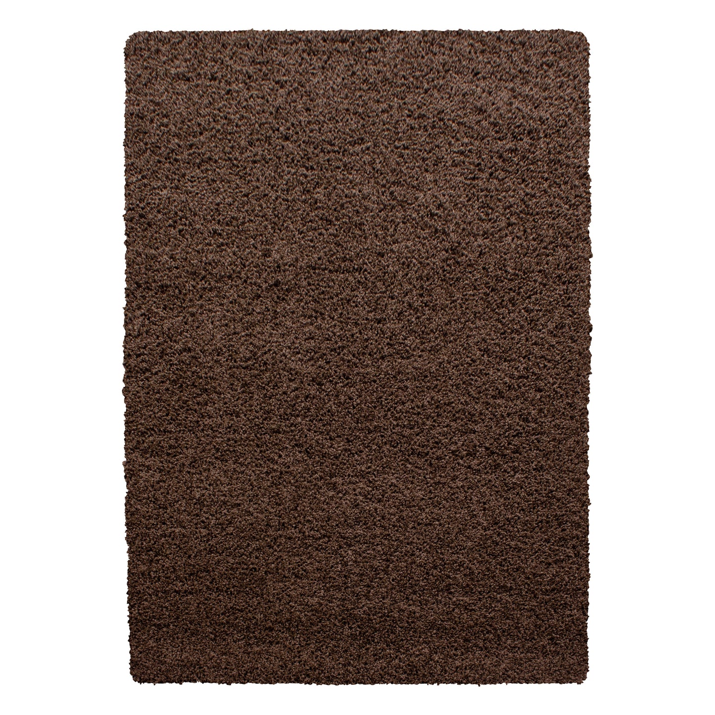 Hochflorteppiche, Unicolor - Einfarbig, Farbe Braun, Teppich für Wohnzimmer, Rücken aus Jute