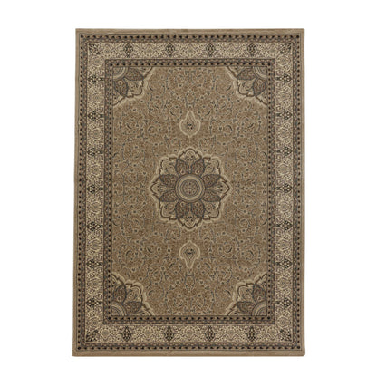 Klassische & Orientteppiche, Orientalisch Design, Farbe Beige, Teppich für Wohnzimmer, Rücken aus Jute