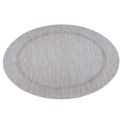 Outdoorteppiche, Unicolor - Einfarbig, Farbe Silber, Teppich für Terasse-Balkon-Küche, Rücken aus Polypropylen