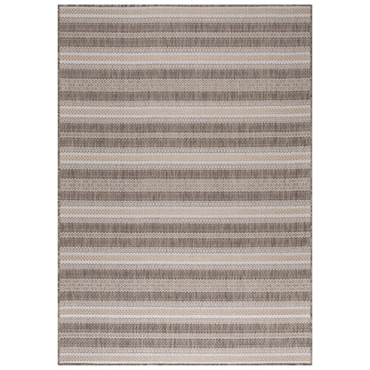 Outdoorteppiche, Vintage Design, Farbe Beige, Teppich für Terasse-Balkon-Küche, Rücken aus Polypropylen