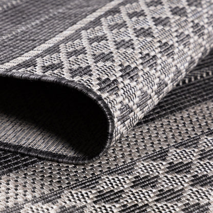 Outdoorteppiche, Vintage Design, Farbe Beige, Teppich für Terasse-Balkon-Küche, Rücken aus Polypropylen