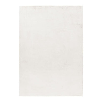 Hochflorteppiche, Unicolor - Einfarbig, Farbe Creme, Teppich für Wohnzimmer, Rücken aus Baumwolle