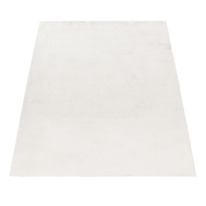Hochflorteppiche, Unicolor - Einfarbig, Farbe Creme, Teppich für Wohnzimmer, Rücken aus Baumwolle