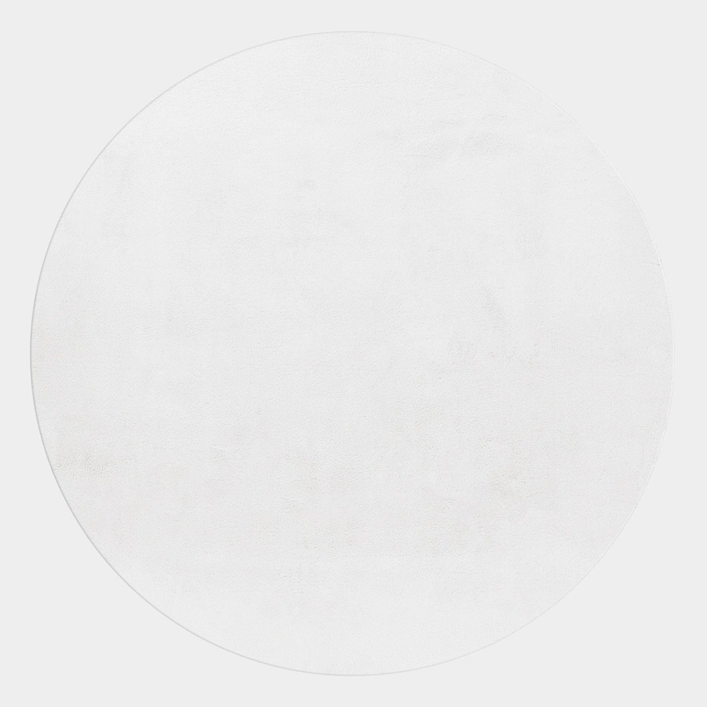 Hochflorteppiche, Unicolor - Einfarbig, Farbe Weiß, Teppich für Wohnzimmer, Rücken aus Baumwolle