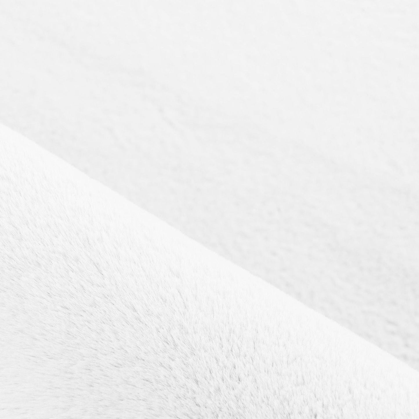 Hochflorteppiche, Unicolor - Einfarbig, Farbe Weiß, Teppich für Wohnzimmer, Rücken aus Baumwolle