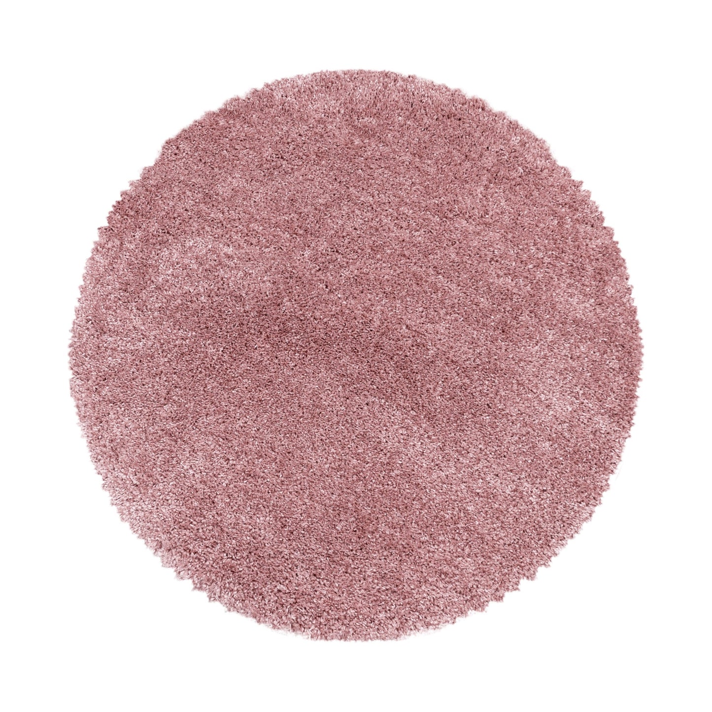 Wohnzimmerteppich Hochflor Teppich Super Soft Shaggy Flor Weich Farbe Rose